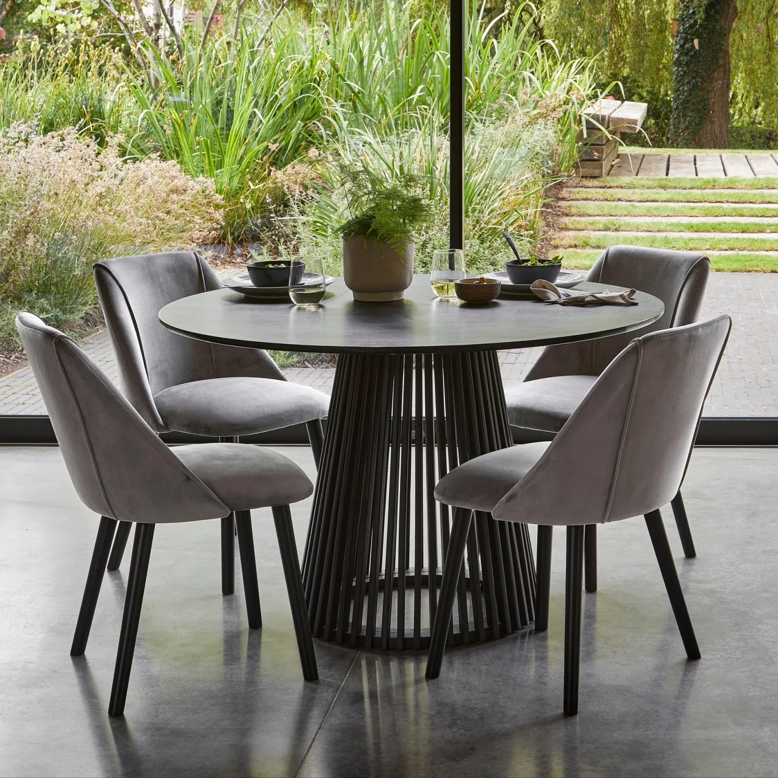 Oak Dining Chairs (Set of 4)