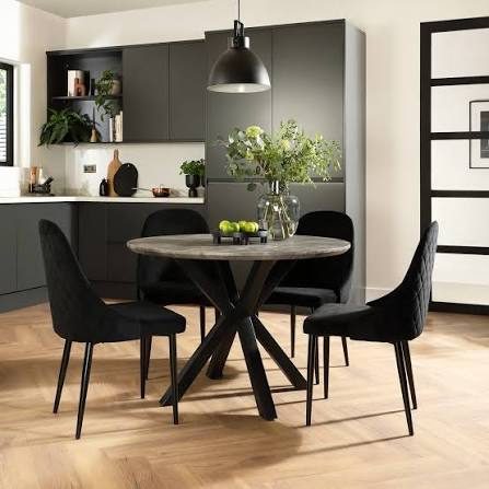 Oak Dining Chairs (Set of 4)