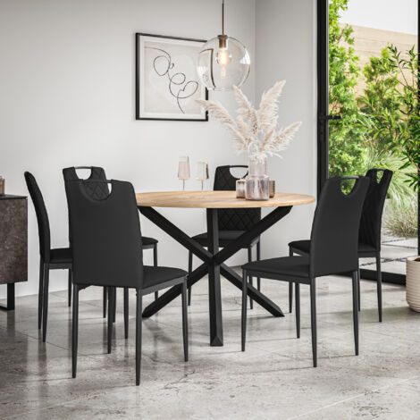 Oak Dining Chairs (Set of 4)